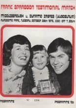 Middlesbrough v Dynamo Zagreb 28-Oct-1975