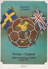 Sweden v England 10-Jun-1979