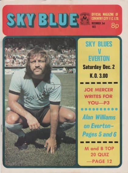 Coventry City v Everton 02-Dec-1972