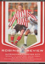 Altrincham v Exeter City 11-Aug-2007