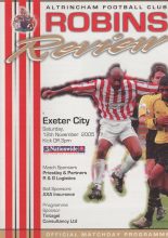 Altrincham v Exeter City 12-Nov-2005