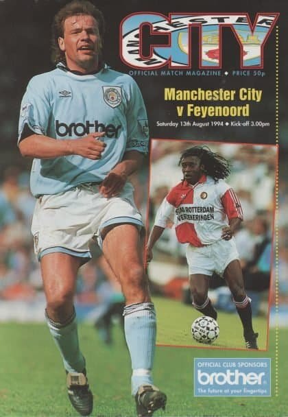 Manchester City v Feyenoord  13-Aug-1994