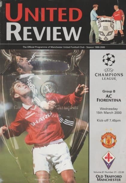 Manchester United v Fiorentina 15-Mar-2000