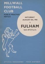 Millwall v Fulham 06-Aug-1966