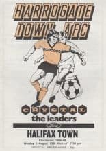 Harrogate Town v Halifax Town 01-Aug-1988