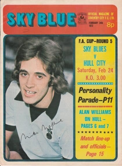 Coventry City v Hull City 24-Feb-1973