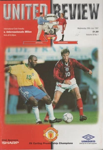 Manchester United v Inter Milan   30-Jul-1997