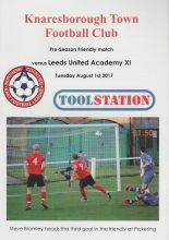 Knaresborough Town v Leeds United Academy XI  01-Aug-2017