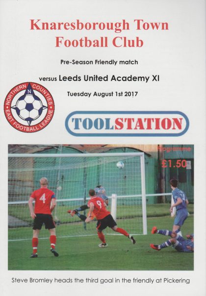 Knaresborough Town v Leeds United Academy XI  01-Aug-2017