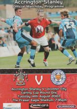 Accrington Stanley v Leicester City  14-Aug-2007