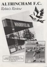 Altrincham v Macclesfield Town 05-Mar-1991