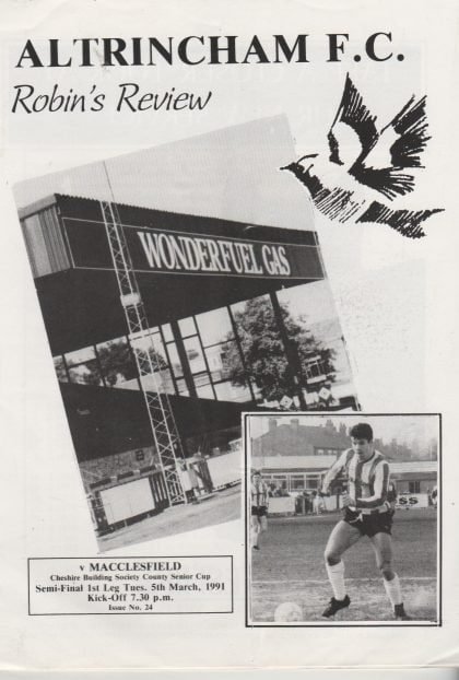 Altrincham v Macclesfield Town 05-Mar-1991