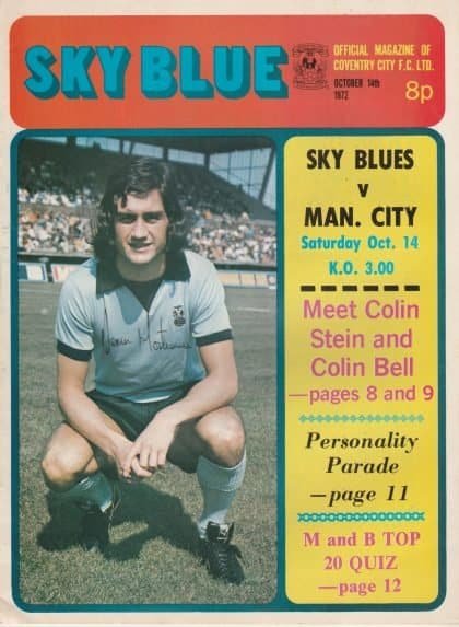 Coventry City v Manchester City 14-Oct-1972