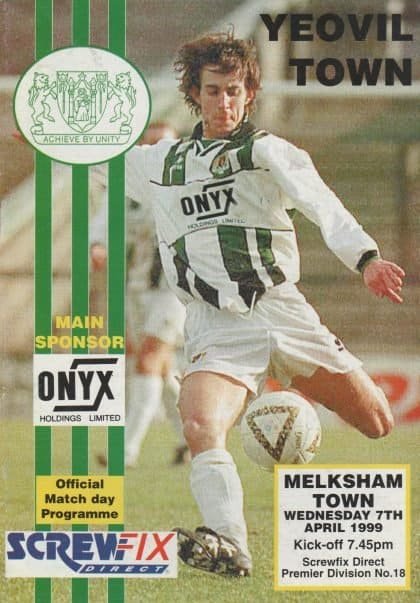 Yeovil Town Reserves v Melksham Town  07-Apr-1999