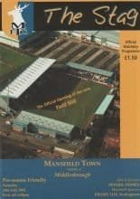 Mansfield Town v Middlesbrough 28-Jul-2001
