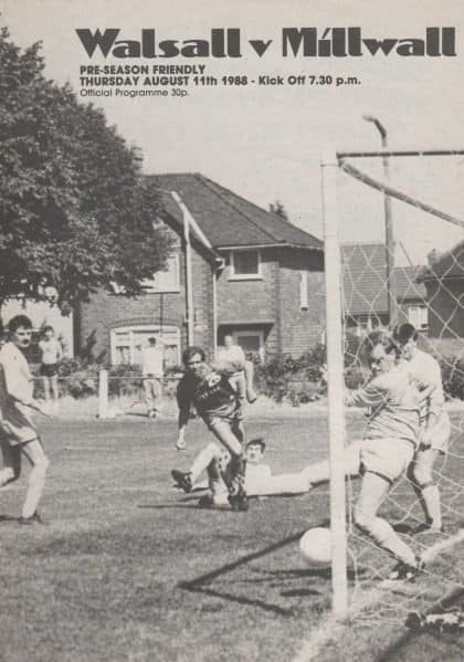 Walsall v Millwall 11-Aug-1988