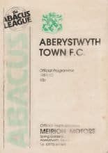 Aberystwyth Town v Millwall 03-Aug-1990