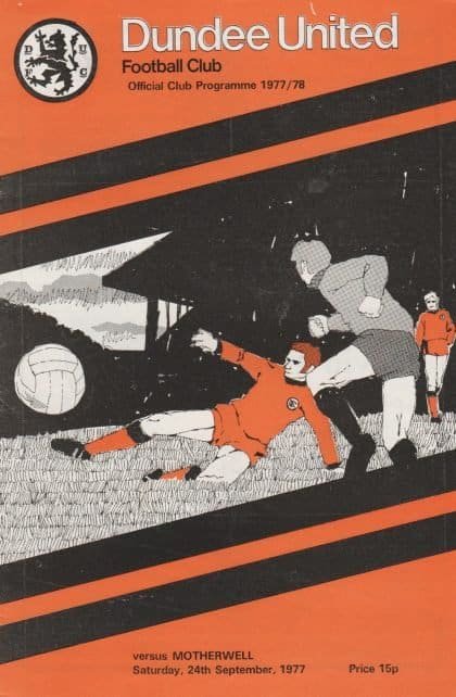 Dundee United v Motherwell  24-Sep-1977