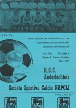 Anderlecht v Napoli 20-Apr-1977