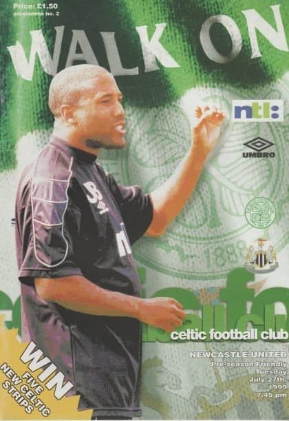 Glasgow Celtic v Newcastle United 27-Jul-1997