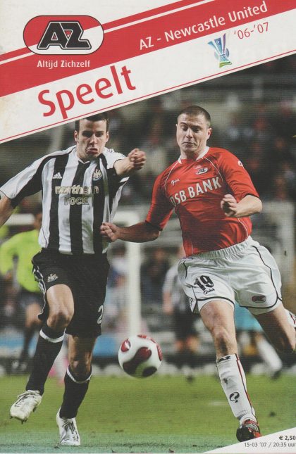 AZ 67 Alkmaar v Newcastle United   15-Mar-2007