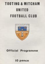 Tooting & Mitcham United v Northampton Town  26-Nov-1977