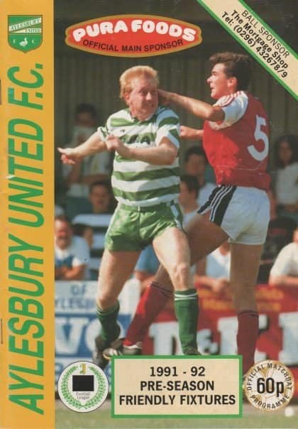 Aylesbury United v Kettering Town 23-Jul-1991