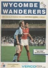 Wycombe Wanderers v Northwich Victoria 08-Sep-1990
