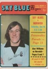 Coventry City v Norwich City 16-Dec-1972