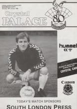 Crystal Palace v Norwich City   25-Jan-1986