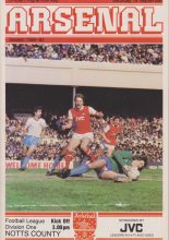 Arsenal v Notts County 18-Sep-1982