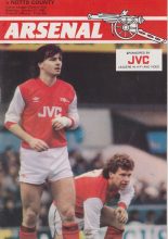 Arsenal v Notts County 21-Jan-1984