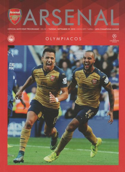 Arsenal v Olympiakos 29-Sep-2015