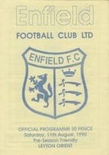Enfield v Leyton Orient 11-Aug-1990