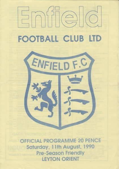 Enfield v Leyton Orient 11-Aug-1990