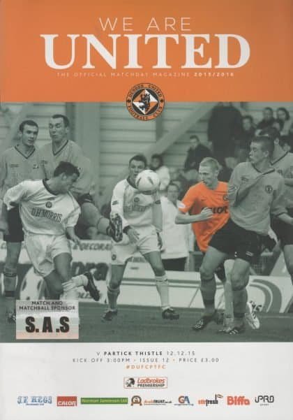 Dundee United v Partick Thistle 12-Dec-2015
