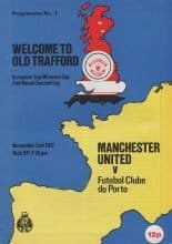 Manchester United v FC Porto 02-Nov-1977