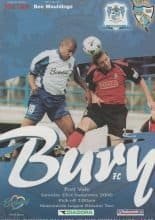 Bury v Port Vale 23-Sep-2000