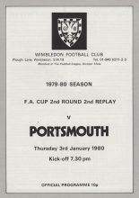 Wimbledon v Portsmouth 03-Jan-1980