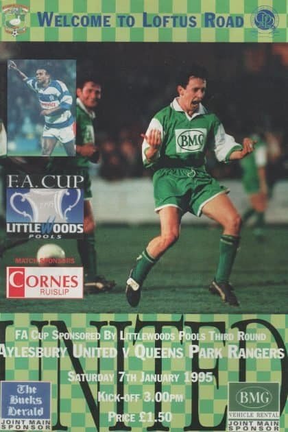 Aylesbury United v Queens Park Rangers  07-Jan-1995
