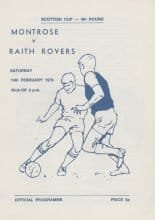 Montrose v Raith Rovers 14-Feb-1976