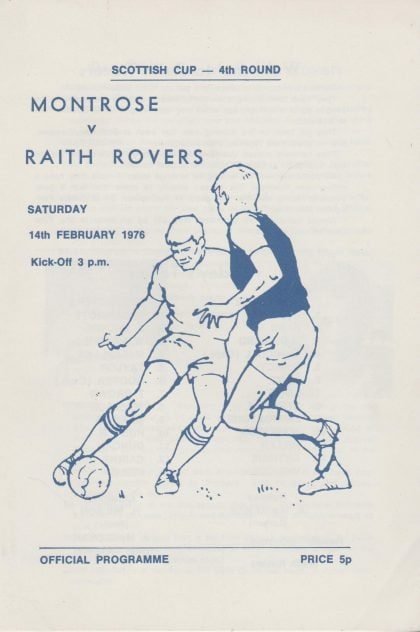 Montrose v Raith Rovers 14-Feb-1976