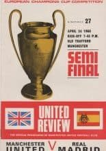 Manchester United v Real Madrid  24-Apr-1968