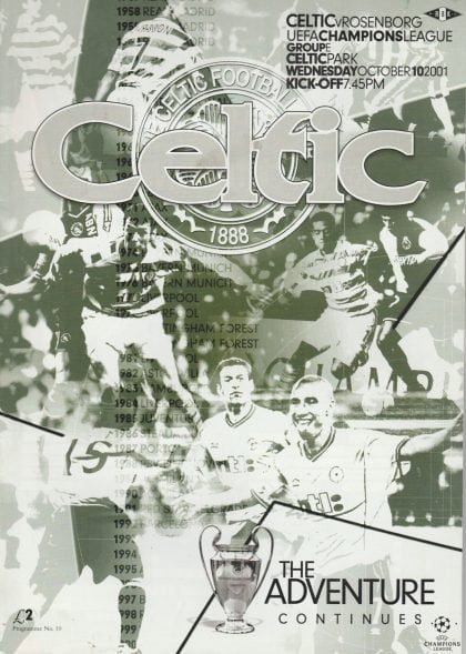 Glasgow Celtic v Rosenborg 10-Oct-2001