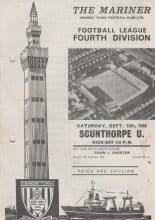 Grimsby Town v Scunthorpe United 13-Sep-1969