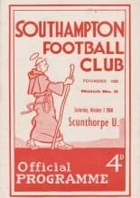 Southampton v Scunthorpe United 29-Jan-1964