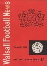 Walsall v Scunthorpe United 28-Apr-1962