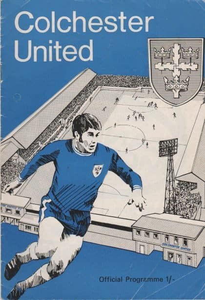 Colchester United v Scunthorpe United 29-Sep-1969