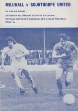 Millwall v Scunthorpe United 05-Jan-1974