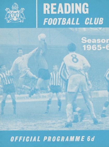 Reading v Scunthorpe United  05-Feb-1966